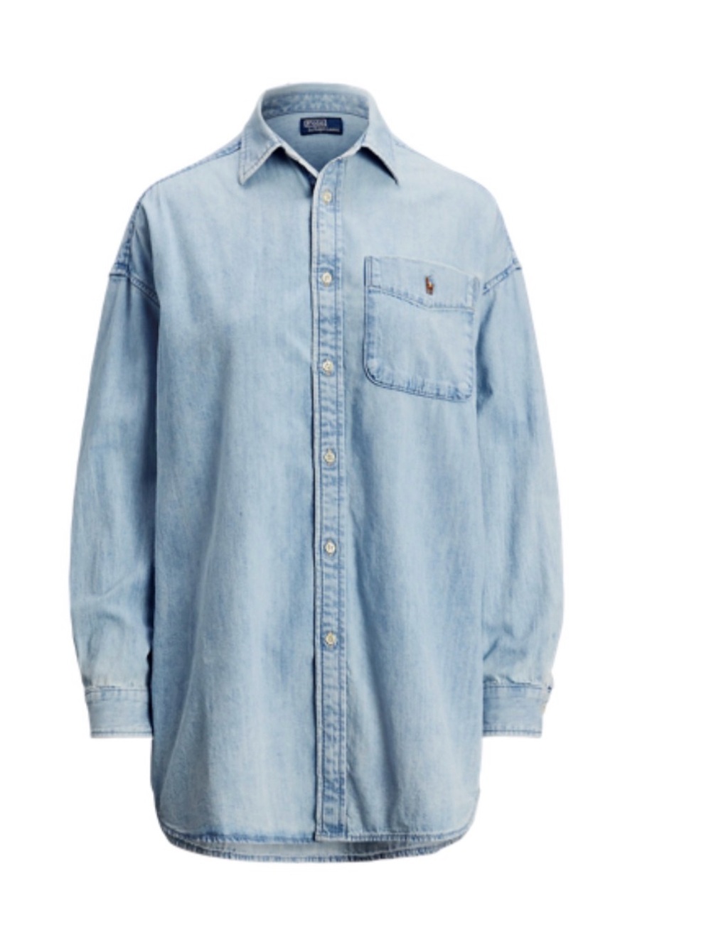 Ralph Lauren oversized cotton denim shirt